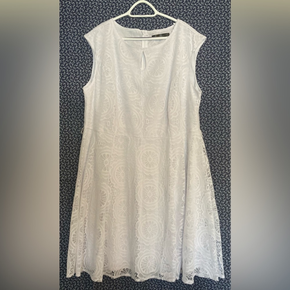 Lori M Collection White Dress